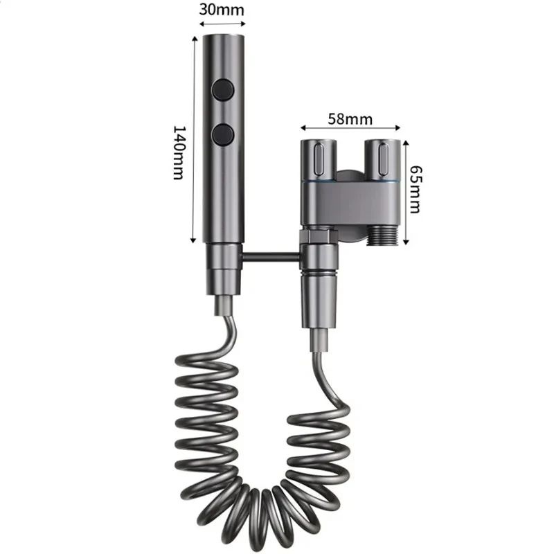 Handheld Bidet Sprayer with Dual Valve