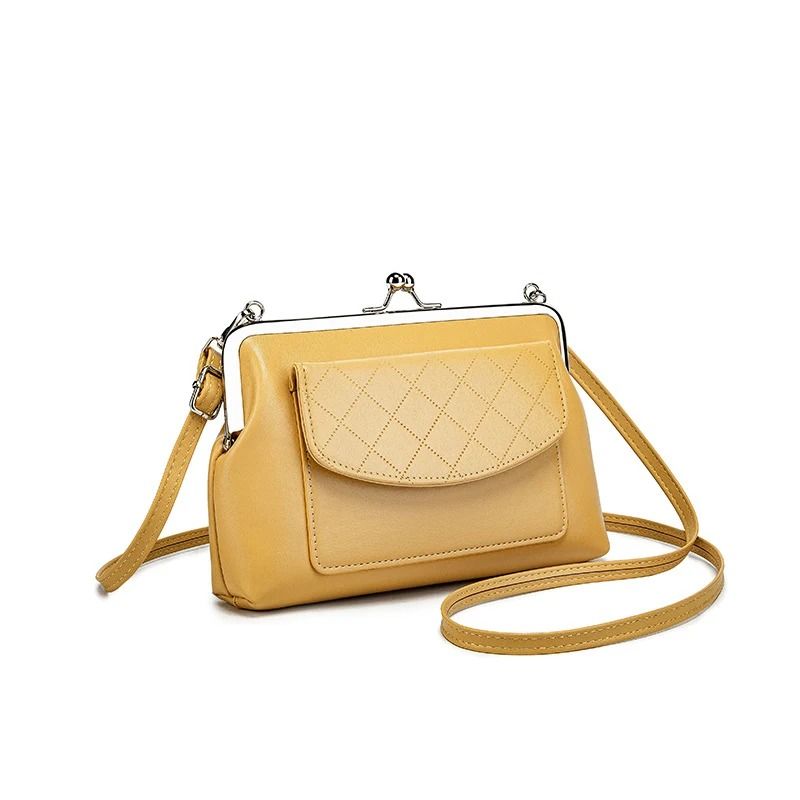 Fashionable Mandarin Duck Buckle Single-Shoulder Mobile Phone Bag