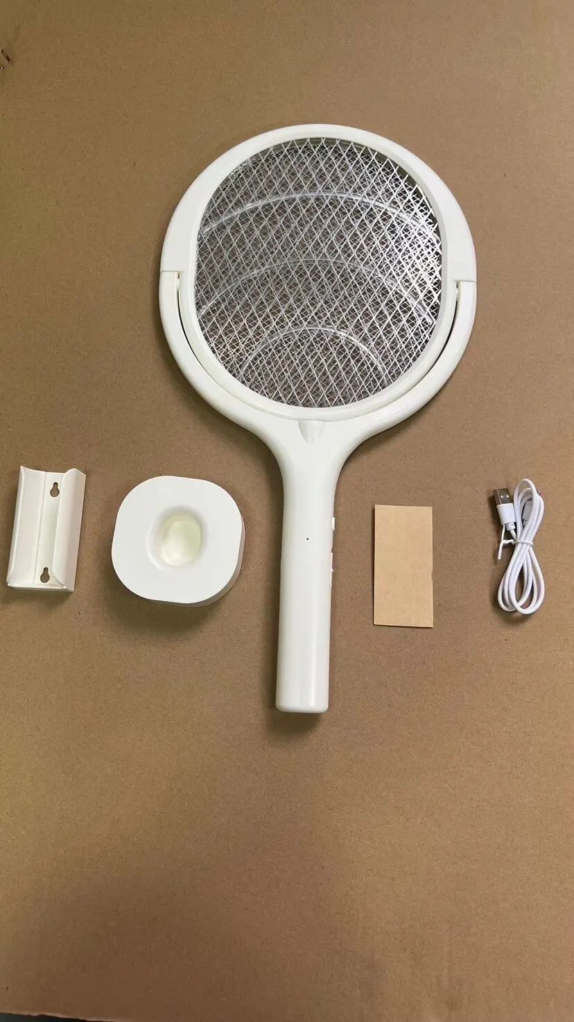 5-in-1 Fast Charging Electric Mosquito Swatter Racket Bug Zapper Lamp with Safety Insulated Battery, Adjustable Design