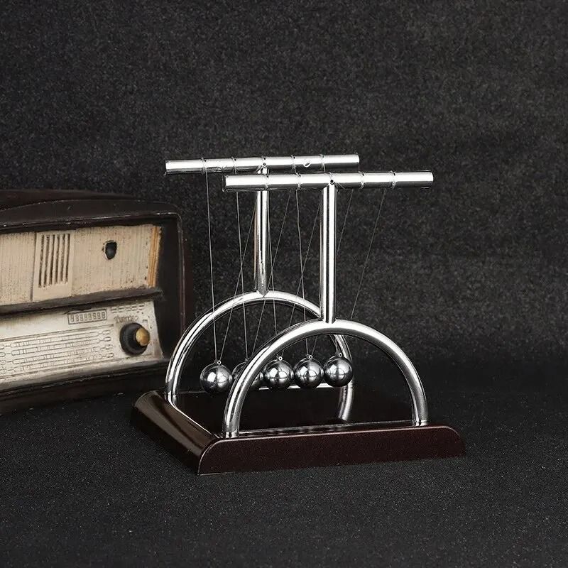 Newtons Cradle Balance Steel Ball Desktop Stress Relief Toy