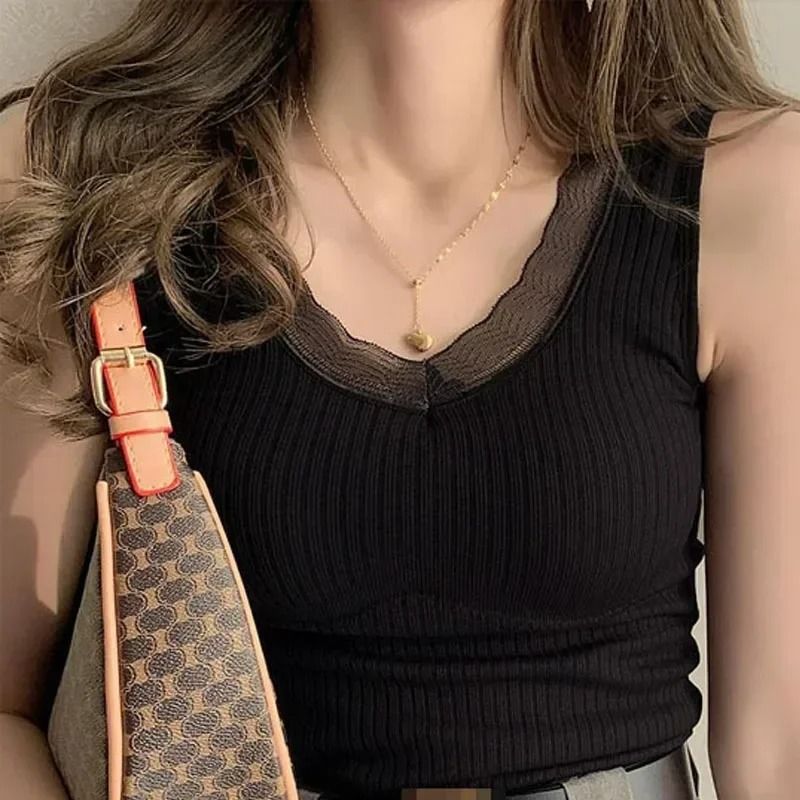 Womens Thermal Underwear Lace Vest
