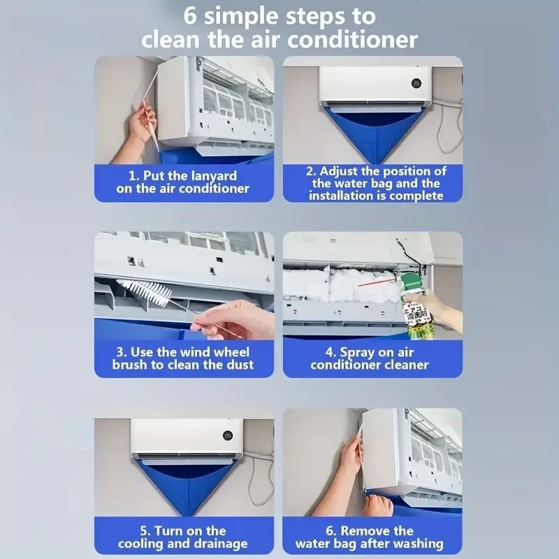 Air Conditioner Cleaning Cover Bag