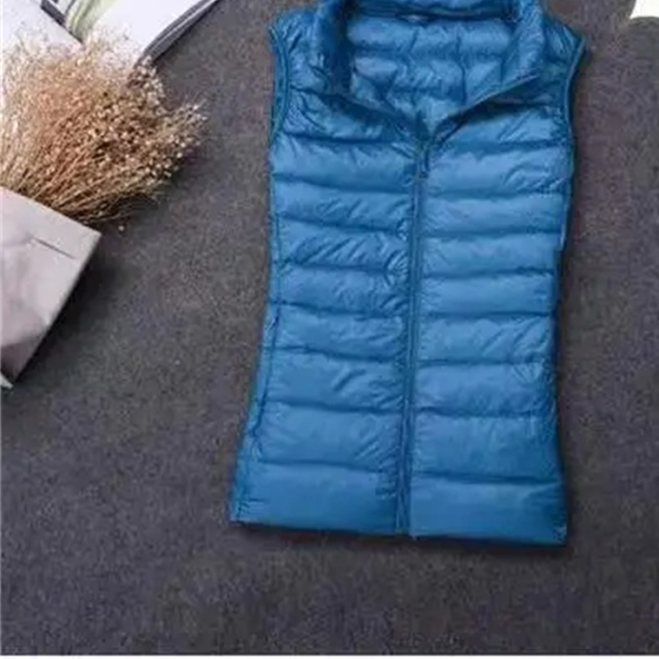 White Duck Down Jacket Women Vest Lightweight Puffer Sleeveless Winter Waistcoat Female Warm Outwear
