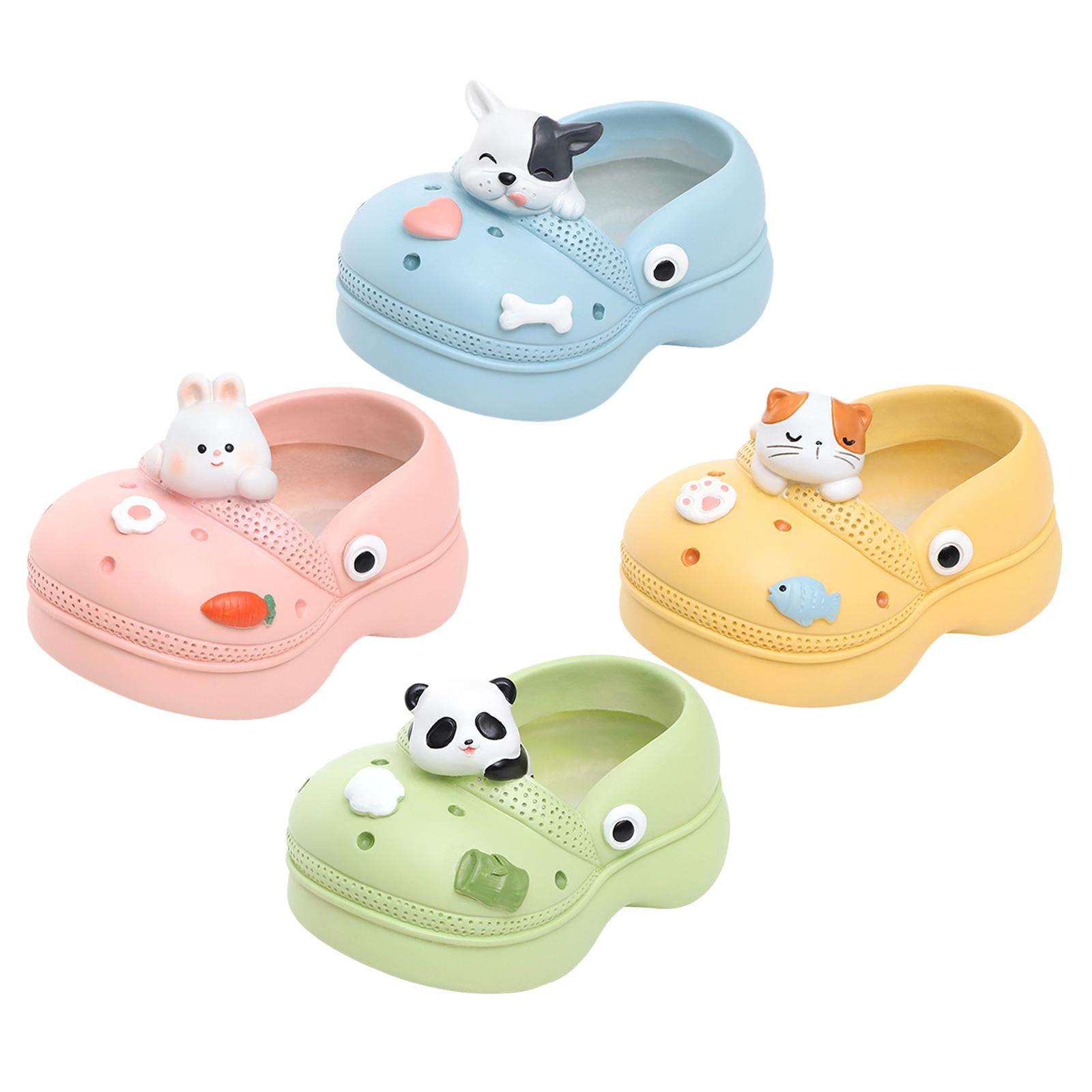 Creative Resin Planter Pot with Drainage Hole Decorative Indoor Flower Pot