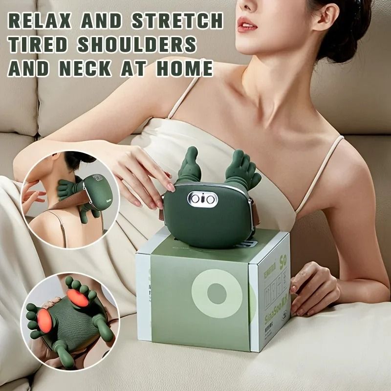 Electric Shiatsu Deep-Kneading Massager – Premium Neck & Shoulder Muscle Recovery System