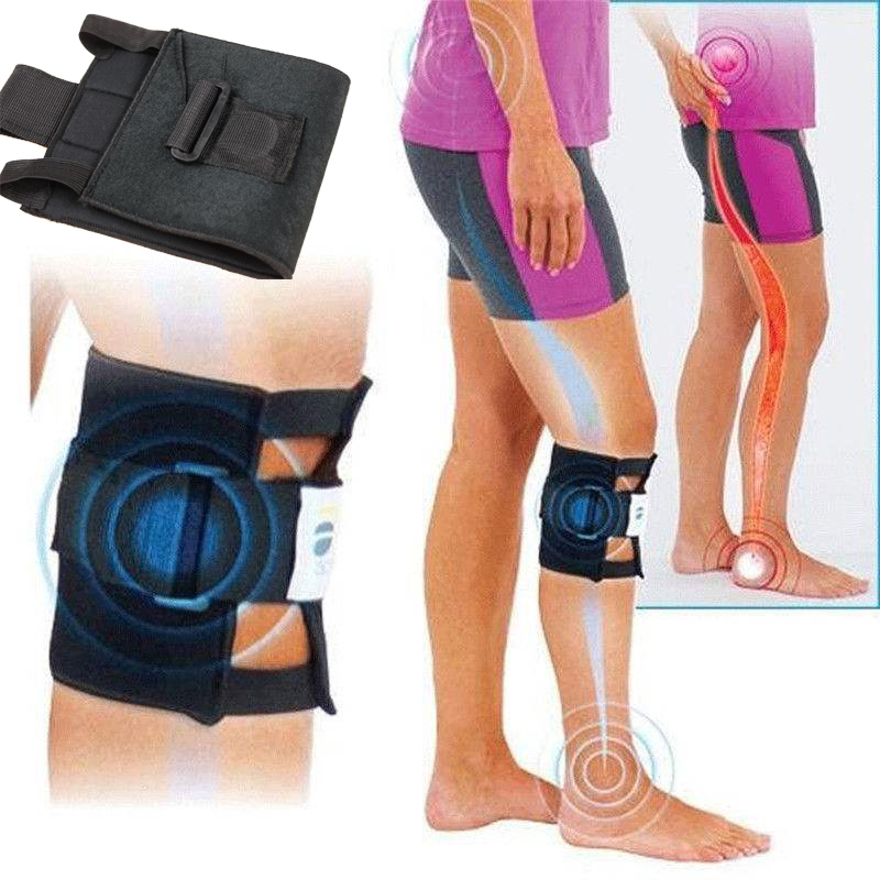 Back Pain Relief Knee Brace with Magnetic Therapy & Acupressure, Sciatic Nerve Tension Reliever