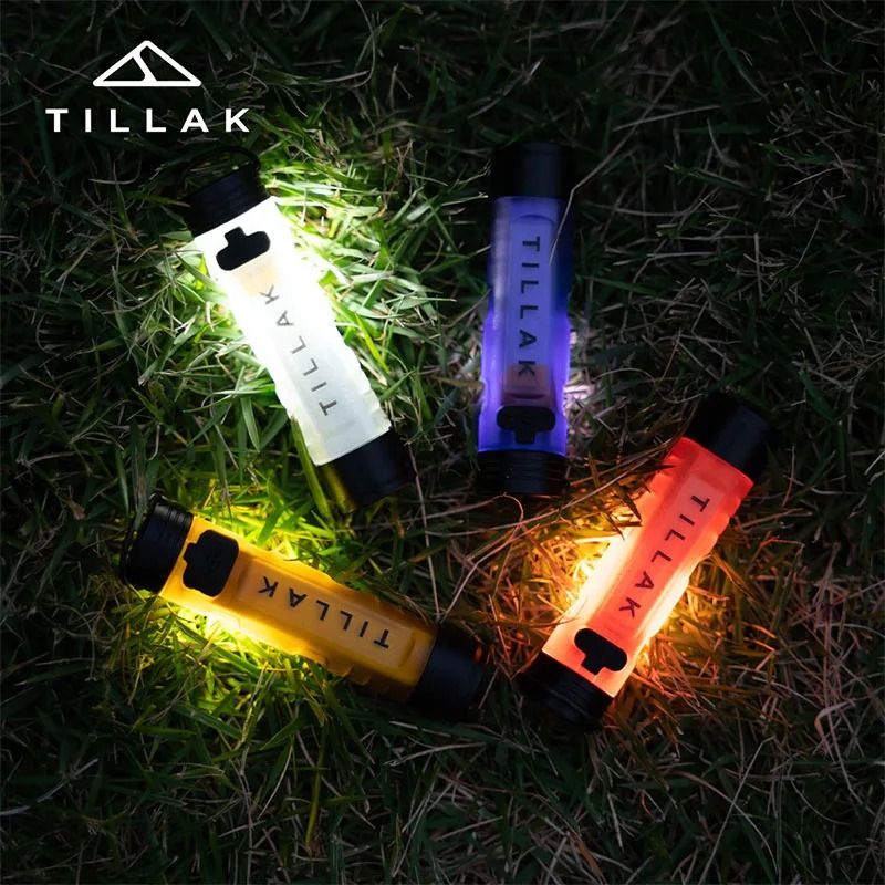 TILLAK LED Pocket Hat Clip Flashlight Portable Rechargeable Clip On Flashlight