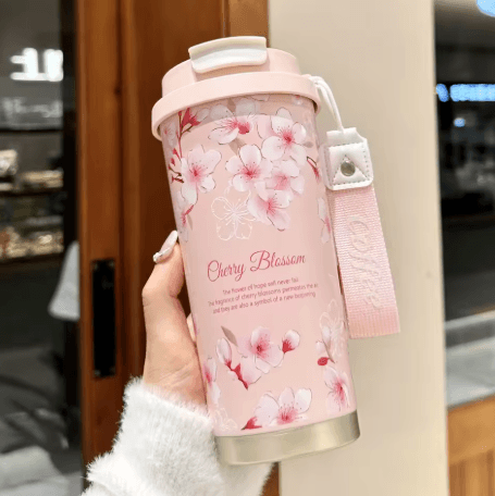 500ml Stainless Steel Thermo Coffee Mug Leak Proof Travel Car Thermos Cup for Tea and Coffee For Girls