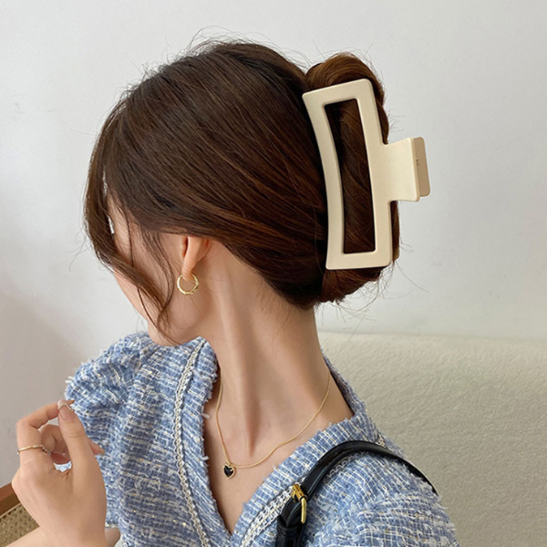 Extra Large Shark Clip Hairpin for Women – Square Clip for Thick Hair, Headband Hair Accessory