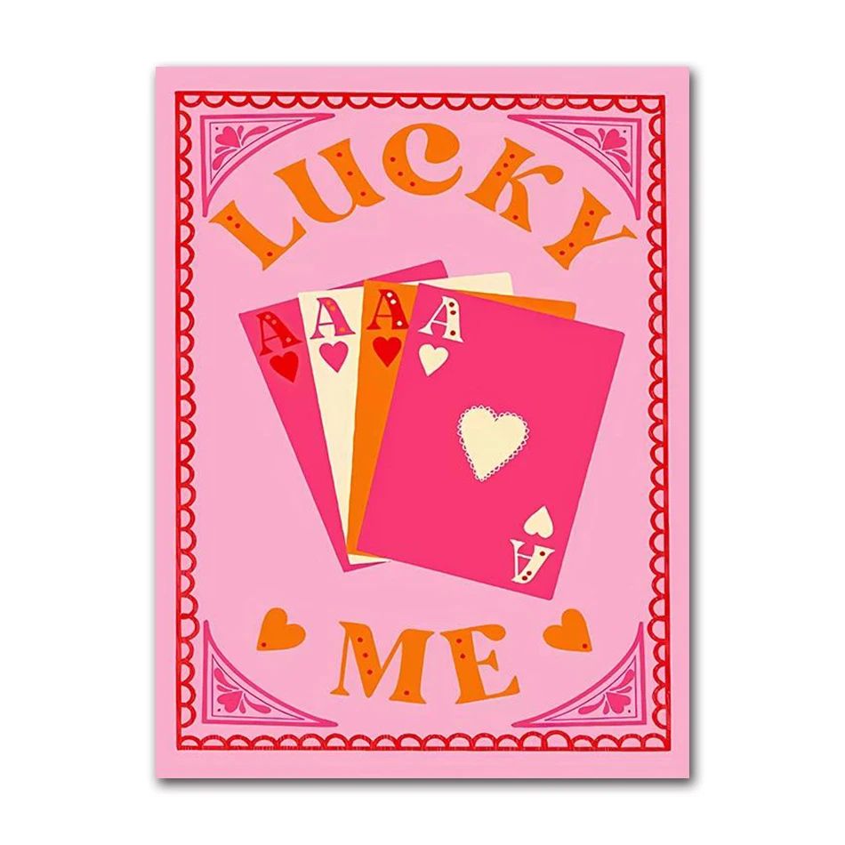 Retro Cocktail Canvas Wall Art Pink Strawberry Lemon Bar Poster