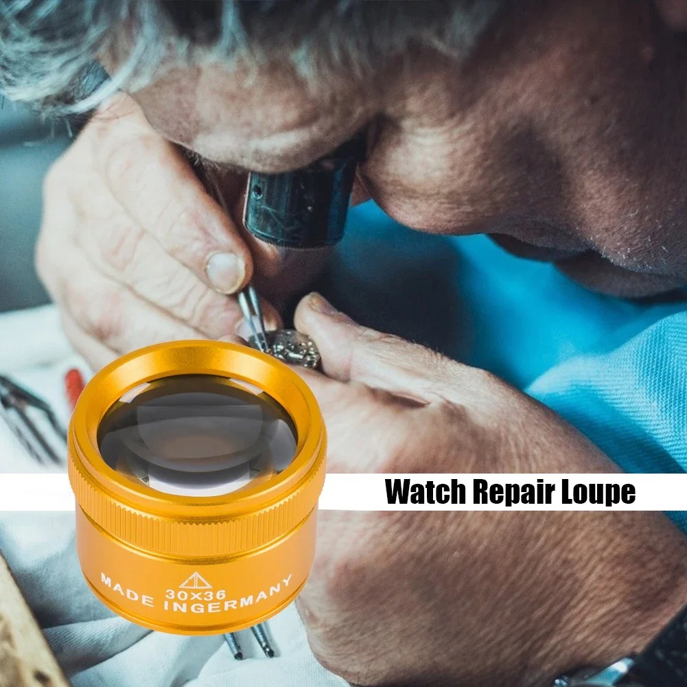 Loupe Magnifier, Optical Lens for Jewelry Coin Stamps Precision Repair Work