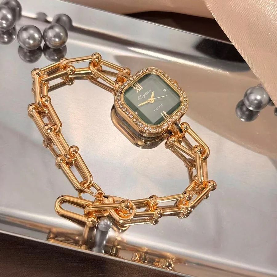 Luxury Multi-Faceted Square Bracelet Watch – Creative Mid-Century Minimalist High-End Timepiece for Women