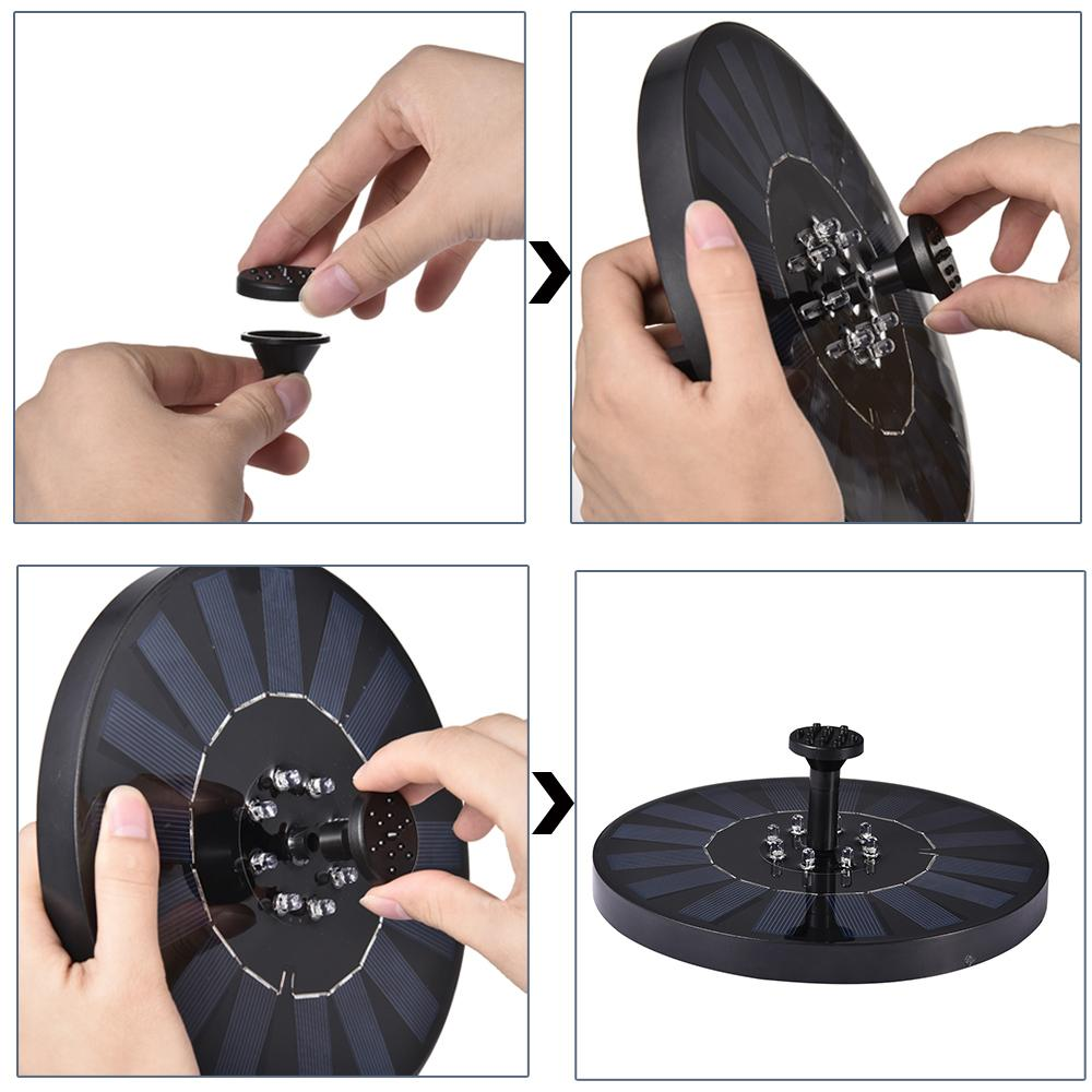 Solar Powered Garden Fountain