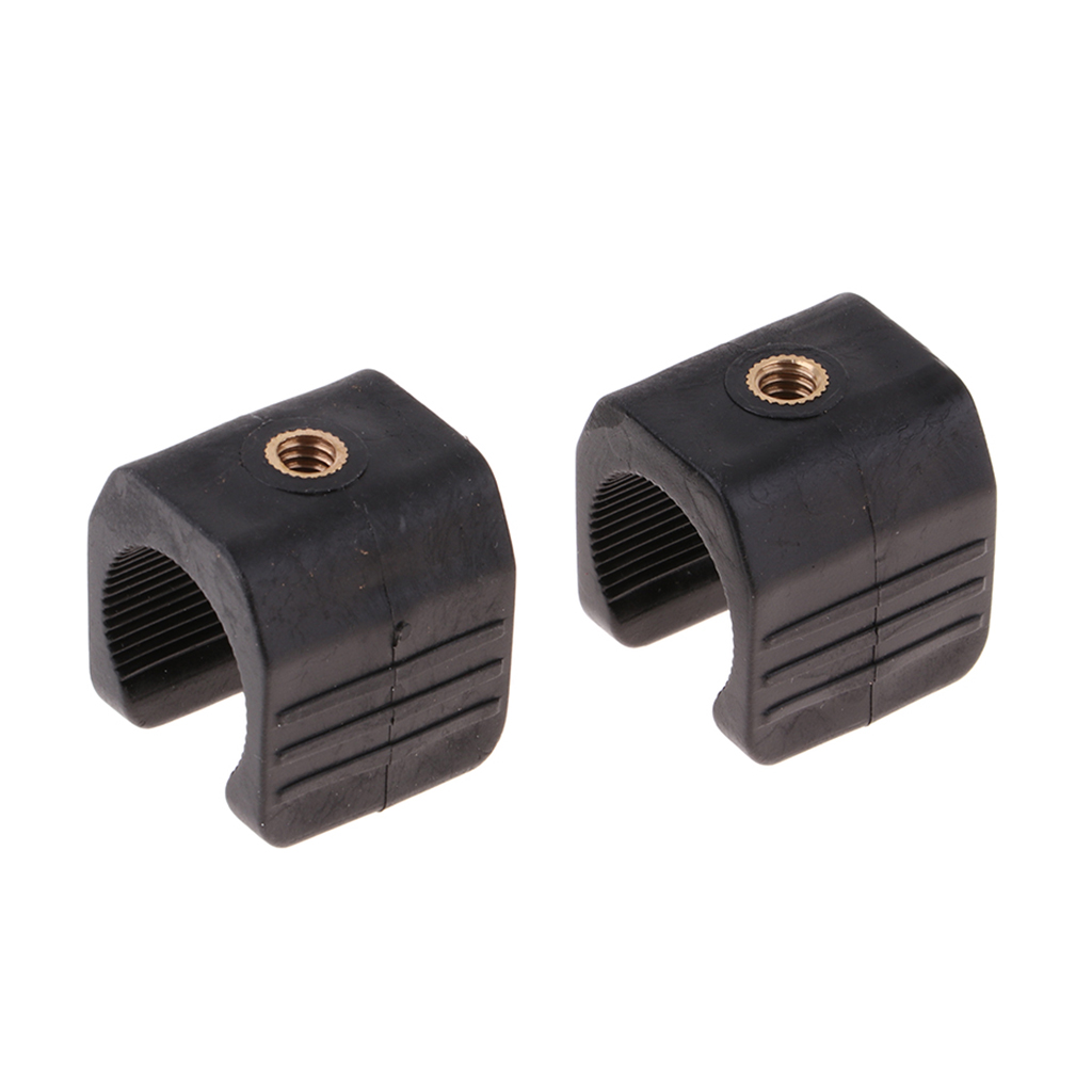 Flashlight Holder Lamp Clip 2 Pieces U Shaped Arm Mount Bracket Tripod Clamp for Light Fishing Lamp Tripod Mount