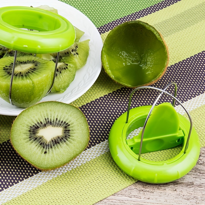 Fast Kiwi Peeler & Slicer Stainless Steel Fruit Cutter Tool