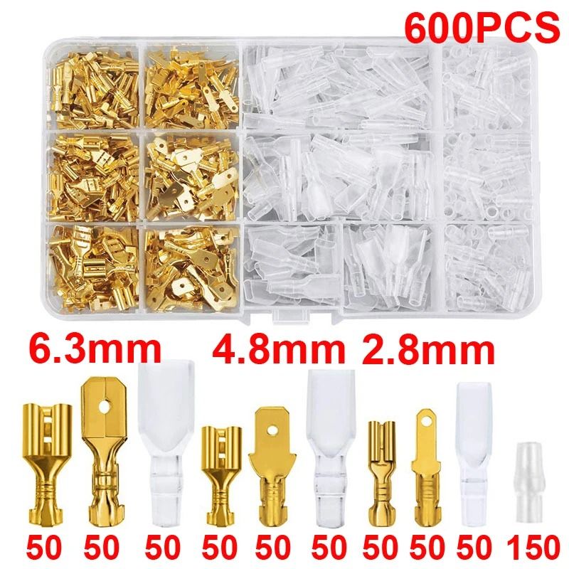 Professional Grade Insulated Spade Terminal Connection Kit