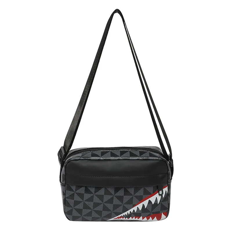 Creative Shark Mouth Crossbody Bag, Simple Coin Purse, Casual Fashion Mobile Phone Bag, Small Square Shoulder Purse