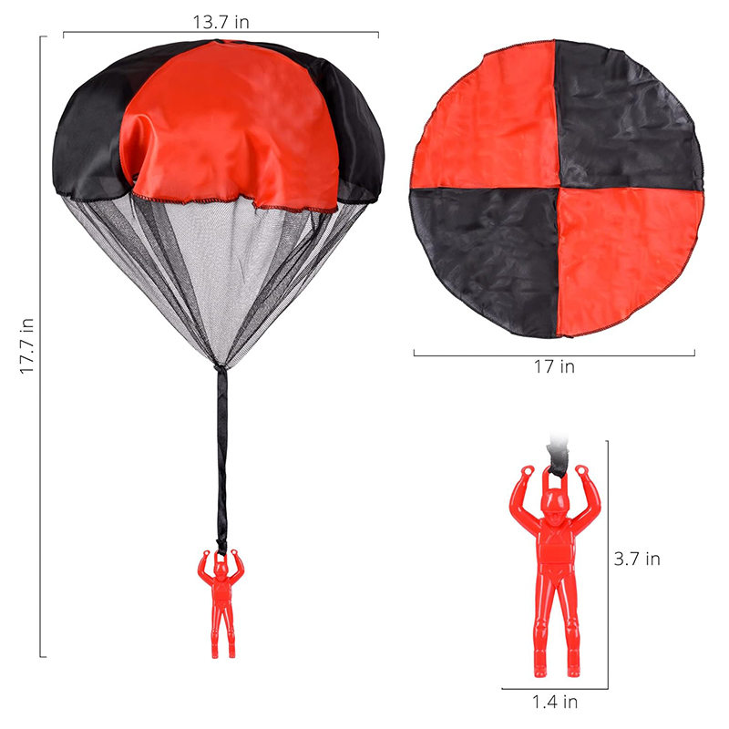 Outdoor Flying Parachute Toys for Kids Tangle-Free Parachute Gift for Boys and Girls