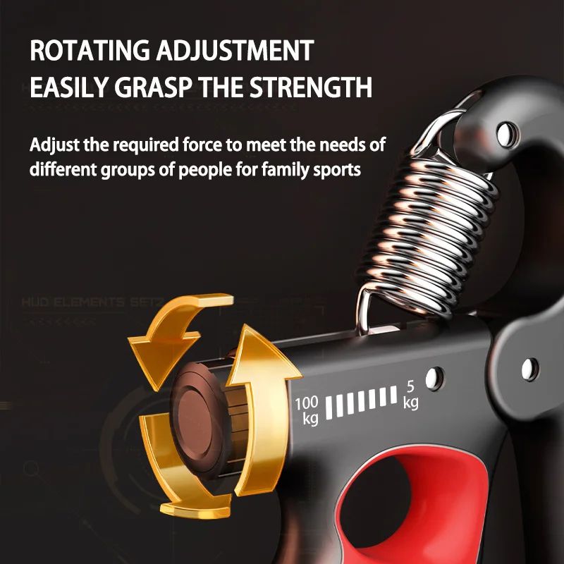 Adjustable Hand Grip Strengthener and Wrist Expander