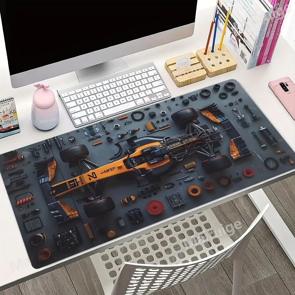 F1 Racing XXL Mouse Pad Extended Gaming Desk Pad Non Slip Keyboard Mouse Mat