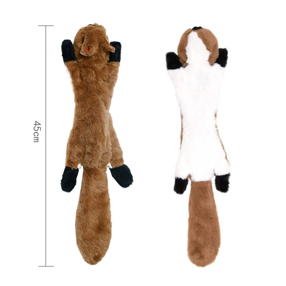 Playful Stuffing-Free Dog Toy: Squeaky, Durable, and Fun!