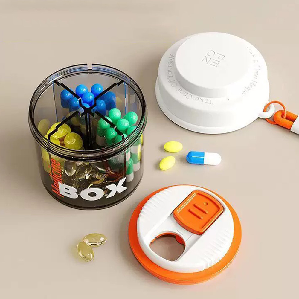 Convenient Travel Organizer, Portable Mini Multifunctional Medicine Storage Box