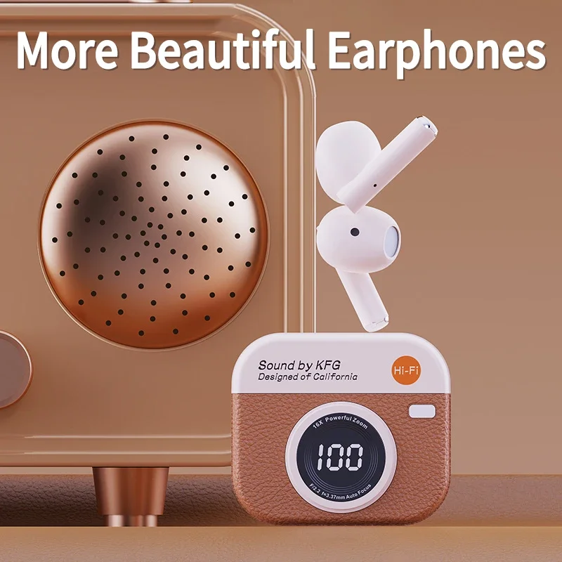 Bluetooth Wireless Earbuds with LED Display