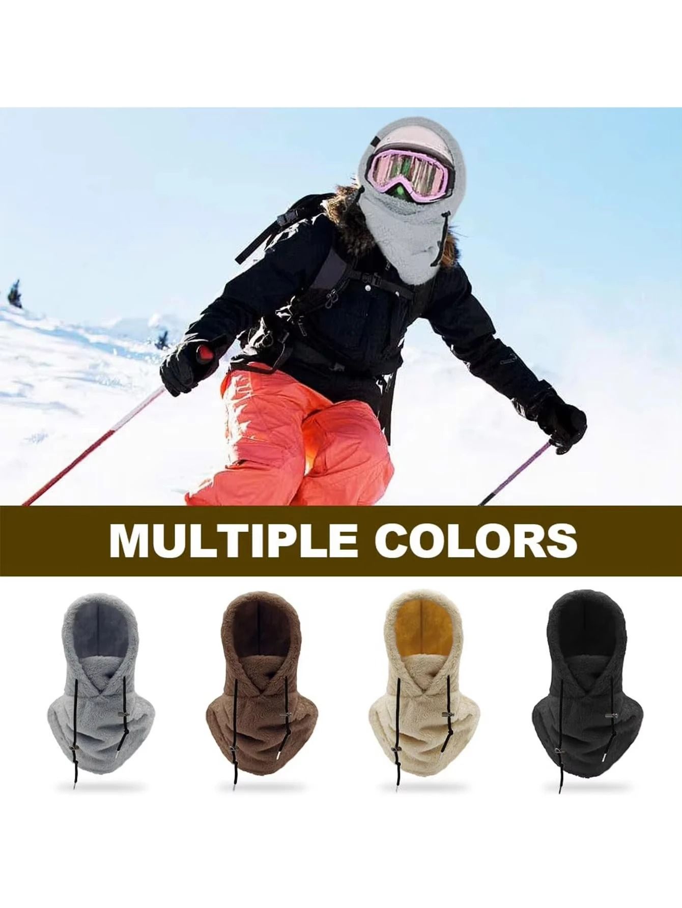 Balaclava Wind Resistant Winter Face Mask Fleece Ski Mask