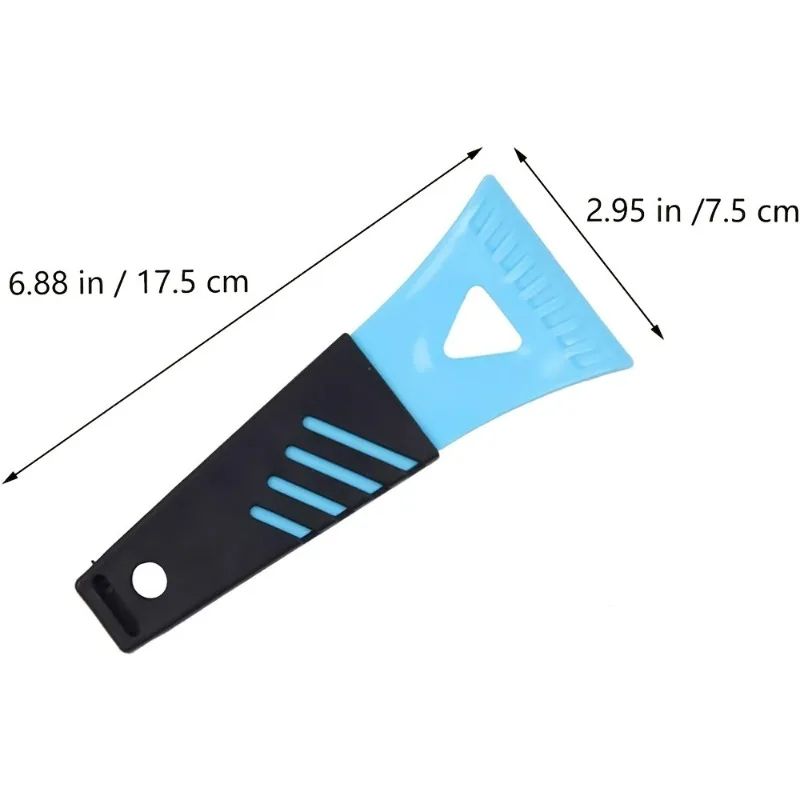 Heavy-Duty PVC Ice Scraper – Non-Electric Car & Freezer Defrost Tool
