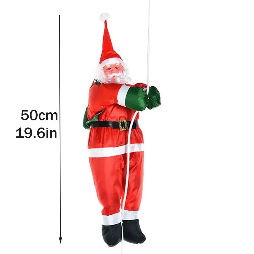Climbing Santa Christmas Decoration Rope Ladder Hanging Ornament for Home Decor