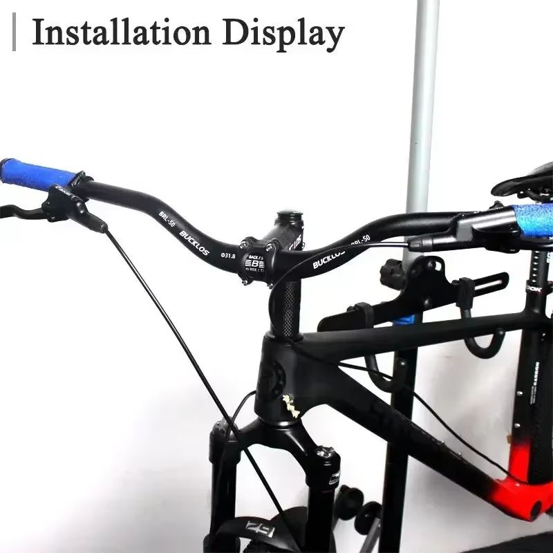 BUCKLOS ProFit Alloy MTB Handlebar – Choose 31.8 mm or 25.4 mm Clamp, 620/660/720/780 mm Width