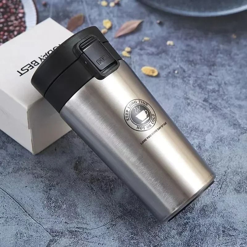 304 Stainless Steel Double Wall Vacuum Mug Leak Proof Thermal Flask