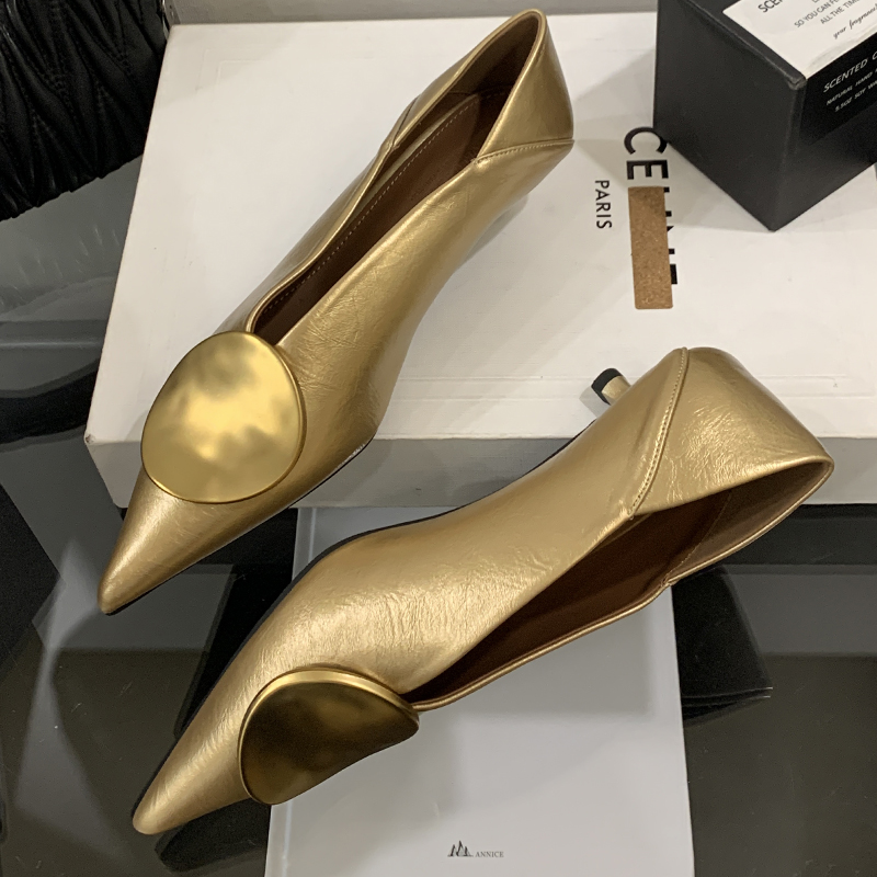 Designer Luxury Women Heeled Shoes, Sexy Pumps with Pointed Toe, Low Heels Summer Fashion Elegant