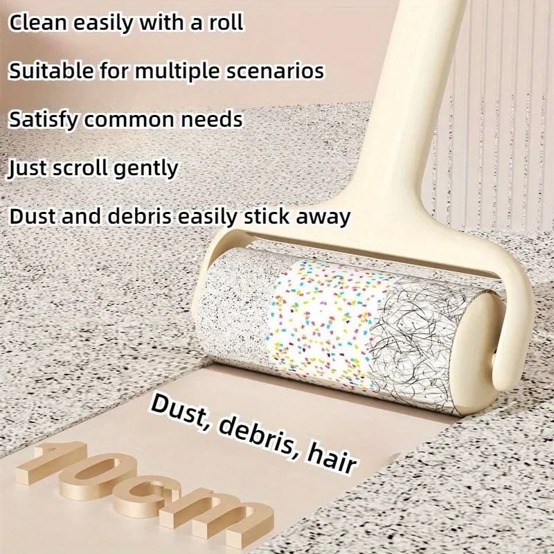 Reusable Adhesive Hair Remover Roller Pet Fur Lint Cleaner