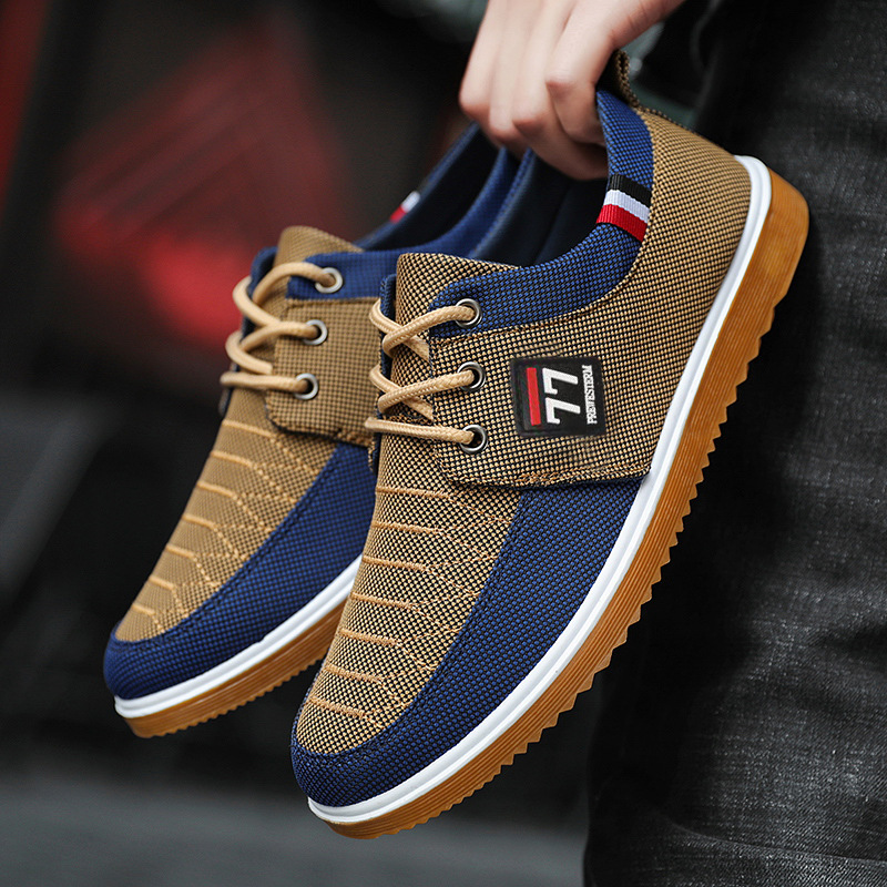 Vulcanized Work Loafers, Men's Casual Shoes, Lightweight Canvas Sports Shoes