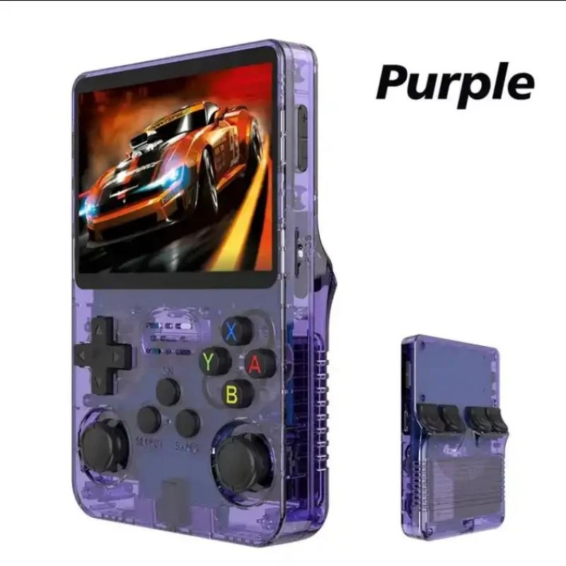 R36S Retro Handheld Video Game Console with 35 Inch IPS Screen and 64GB 10000 Games