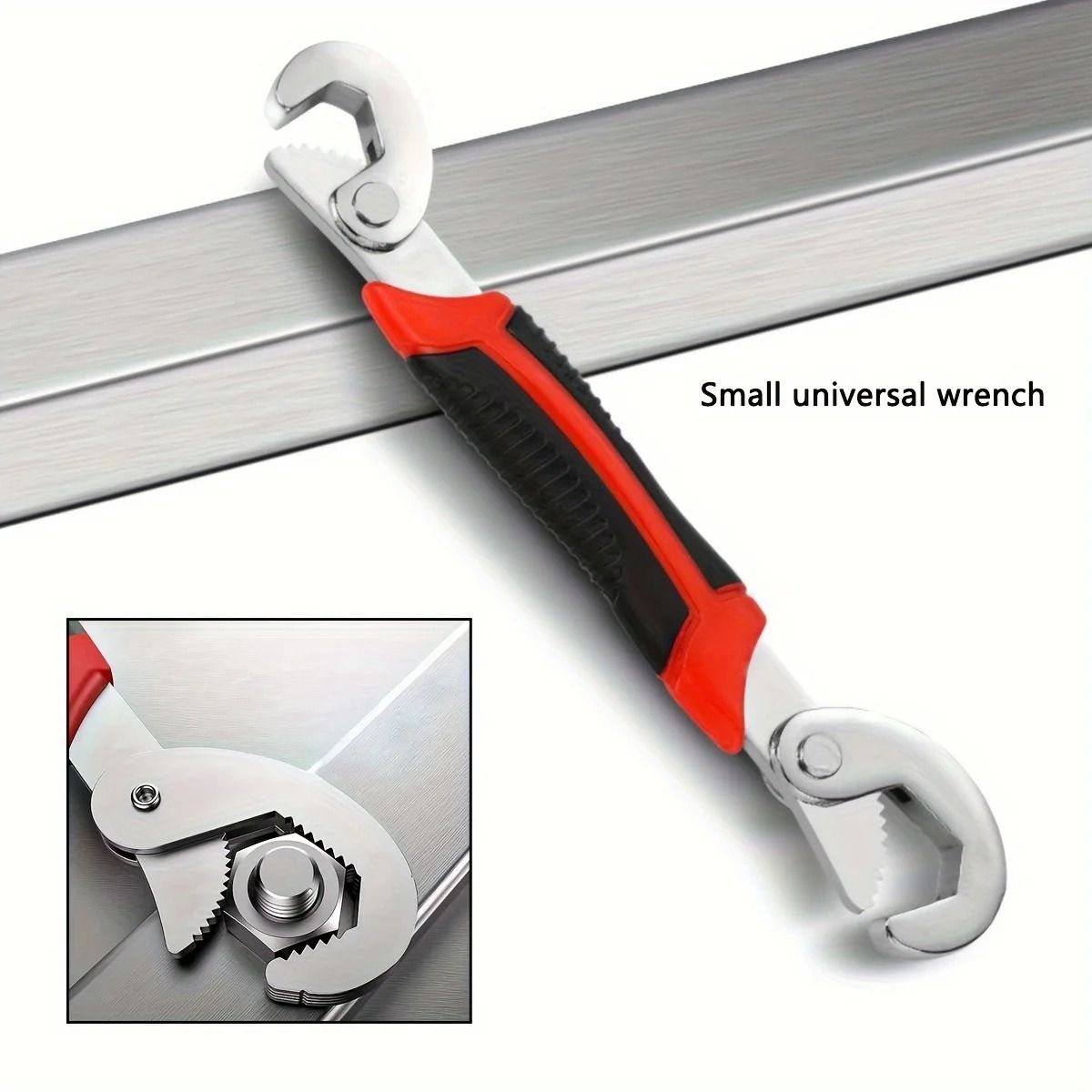 Adjustable Universal Wrench 6 to 22mm Multifunction Quick Grip Spanner Tool