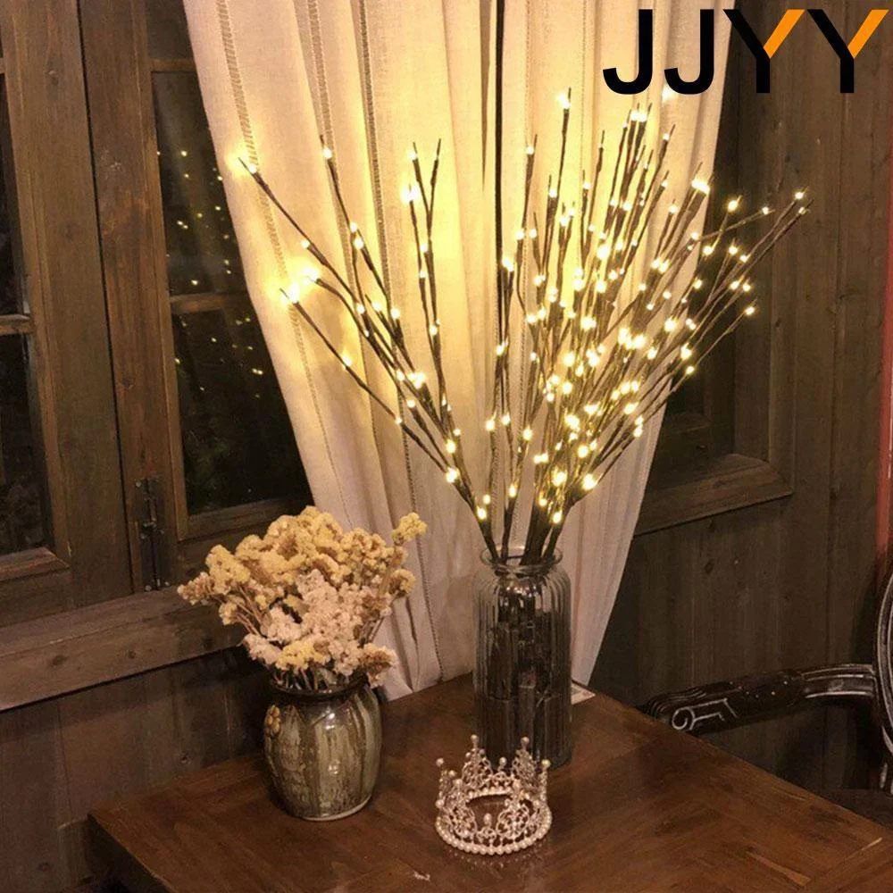 High-Quality Battery LED Branch Light, Bendable Christmas Tree Lighting for Home & Holiday Decor