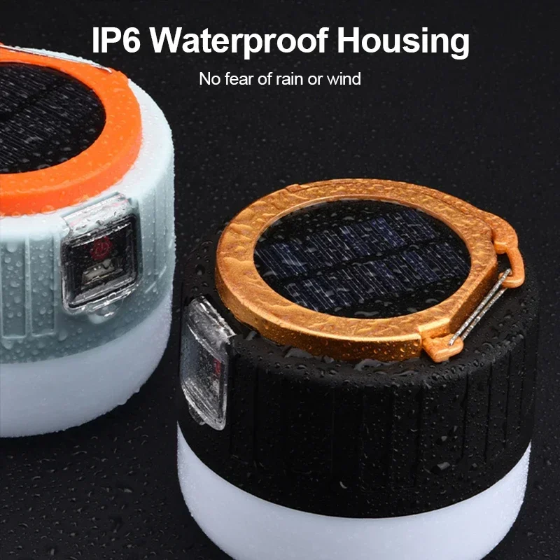 Portable Camping Light Power Bank LED Lantern Waterproof Rechargeable Floodlight & Flashlight for Outdoor Adventures