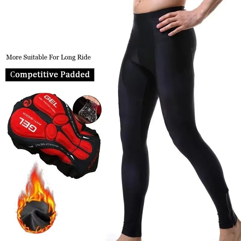 Winter Thermal Cycling Bib Trousers Mountain Bike Bicycle Tights