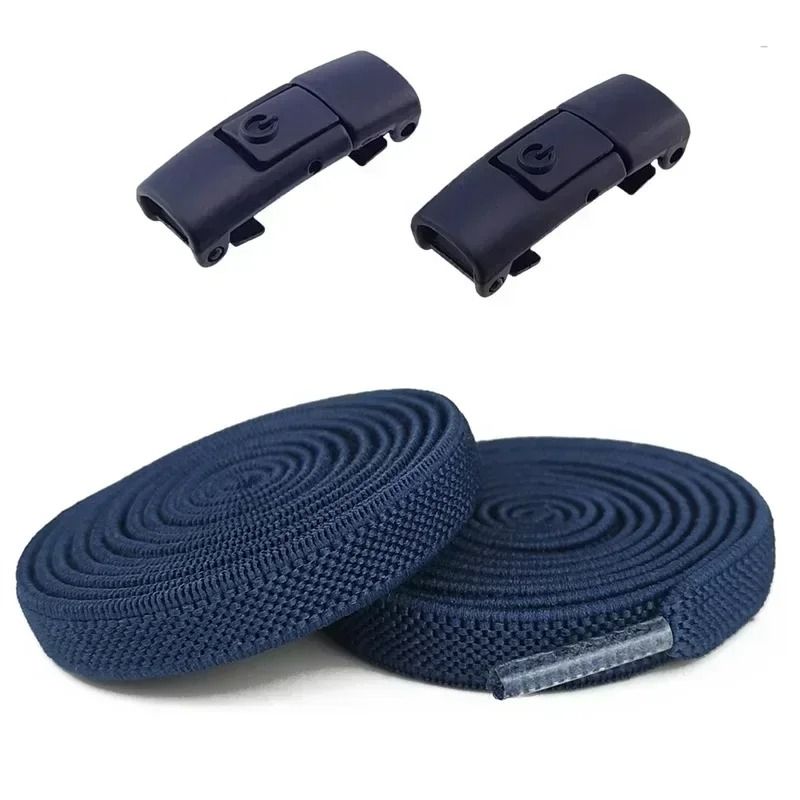 No-Tie Elastic Laces with Press Lock System