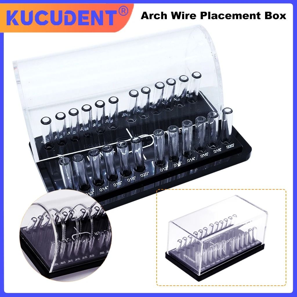 Professional Dental Acrylic Arch Wire Organizer Holder Case