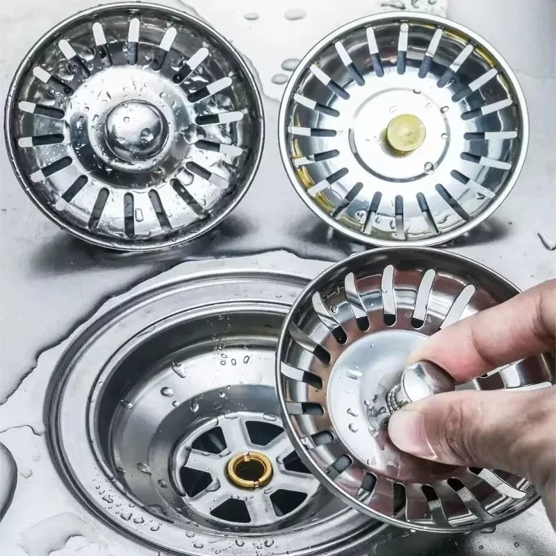 Stainless Steel Sink Drain Stopper Strainer for Kitchen and Bathroom