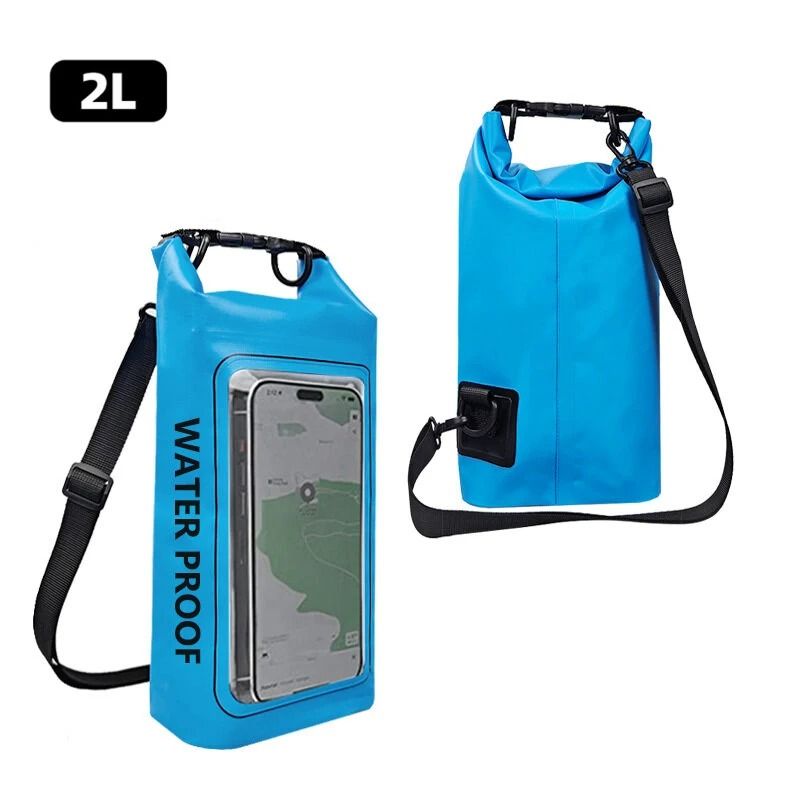 Touch Screen Transparent Dry Bag Backpack 2L and 5L