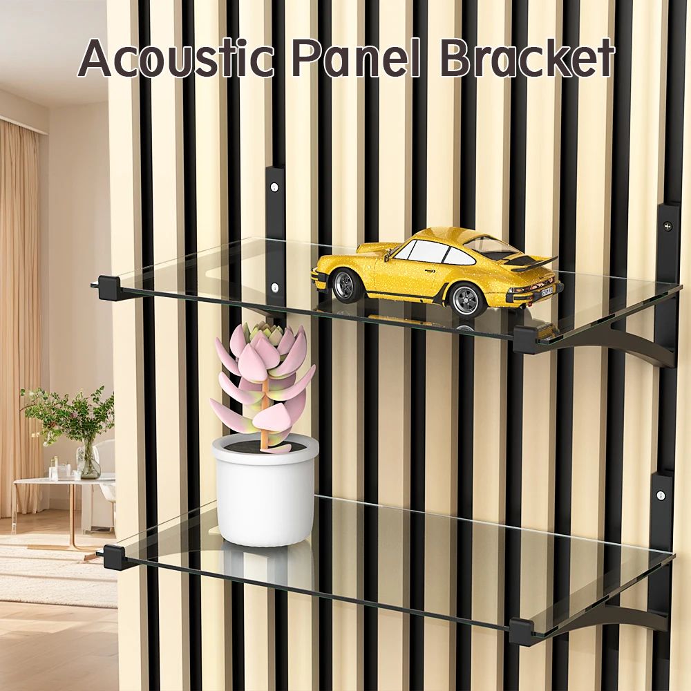Acoustic Panel Shelf Bracket Set