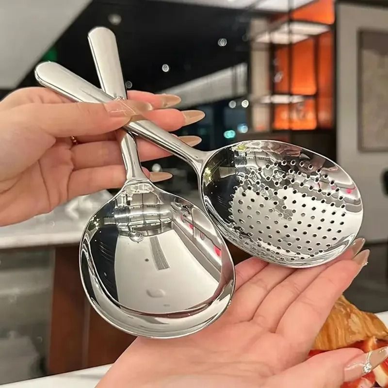 ServePro Stainless Steel Soup Ladle with Heat Insulated Handle