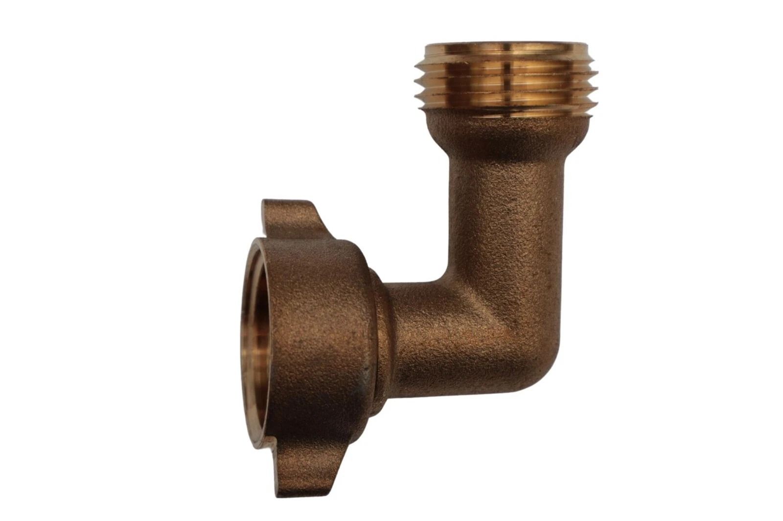 Road & Home 90° Lead Free Brass Standard Hose Thread Elbow with Easy Grip