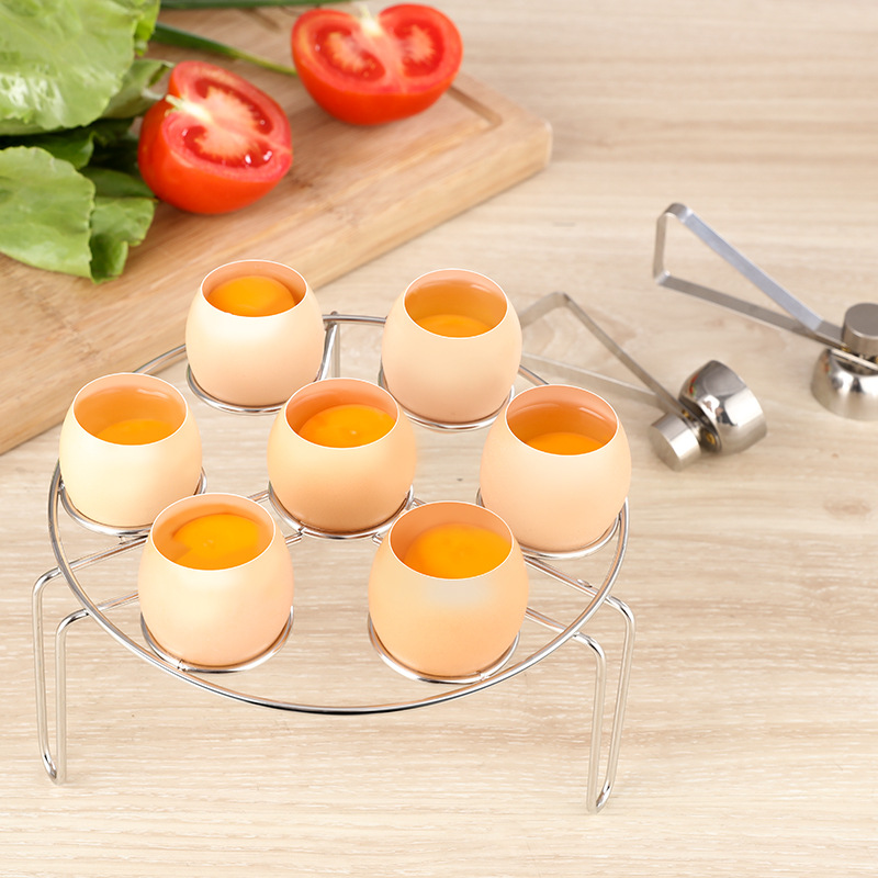Stainless Steel Egg Topper Cutter Metal Egg Scissors for Boiled & Raw Eggs Creative Kitchen Tool for Precise Egg Opening