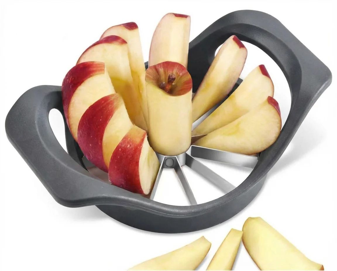Effortless Apple Corer Slicer with Stainless Steel Blades – Multi-Petal Fruit Cutter