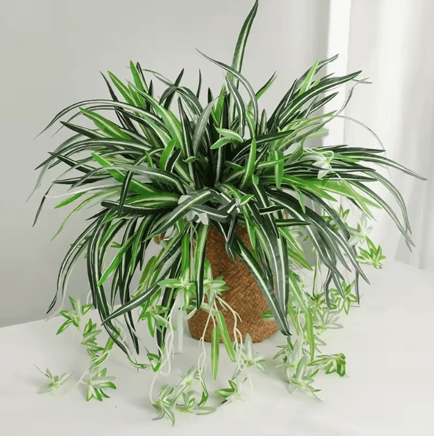 Artificial Orchid Wall Hanging Plant – Elegant Faux Orchid Vine Decor for Home & Events